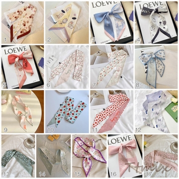 スカーフ ヘアスカーフ 5.5×87cm