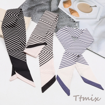 スカーフ ヘアスカーフ 6×80cm