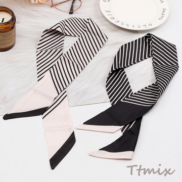 スカーフ ヘアスカーフ 6×80cm