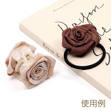 フラワーパーツ 花パーツ 貼り付けパーツ デコパーツ 縫い付け カメリア 4×6cm