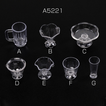 ミニチュア カップ アイスクリームカップ ドリンクカップ プラスチック製 装飾用