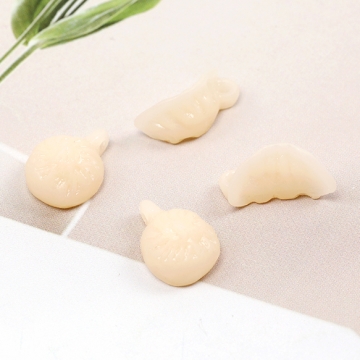 ミニチュアフードチャーム 樹脂製 食品サンプルチャーム フェイクフードチャーム キーホルダーチャーム 1カン付き