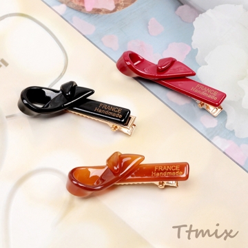 ヘアクリップ 前髪クリップ 髪留め ヘアアクセサリー 約1.8×4.8cm（1ヶ）