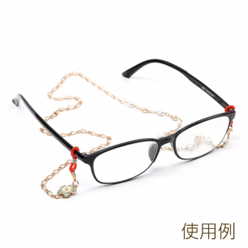 メガネホルダー シリコンめがねホルダー 眼鏡留め めがね留め マスクゴム調節 カラーアソート