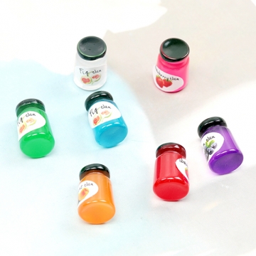 ミニチュアサンプルパーツ  ジャム 樹脂製 食品サンプルデコパーツ ミニチュアフードパーツ  約10×15mm (6ヶ)