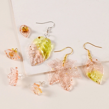 シリコンモールド リーフ 手形 骨格 ドクロ スカル クモ UVレジン型 樹脂粘土型(1ヶ)