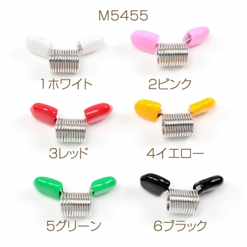 ビーズストッパー ビーズストッパークリップ ビーズクランプ ビーズ止め ビーズ落下防止 約17×35mm（4ヶ）