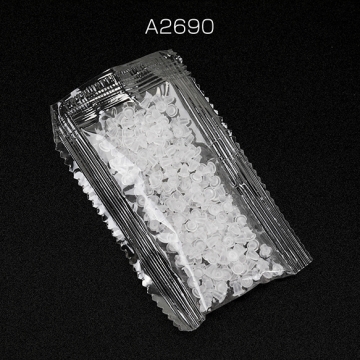 シリコンキャッチ 透明 キャッチ シリコン 約4×4mm（約200ヶ）