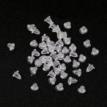 シリコンキャッチ 透明 キャッチ シリコン 約4×4mm（約200ヶ）