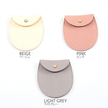 アクセサリーポーチ マイクロファイバーレザー 小物入れ アクセサリー収納ポーチ 約7×7.5cm（1ヶ）