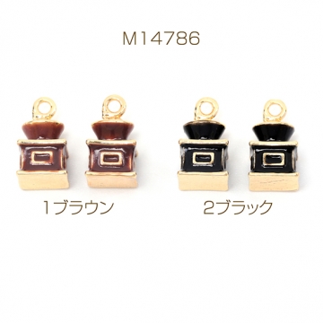 エポチャーム メタルチャーム ボックス 箱 合金製 約7×13mm（4ヶ）