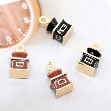 エポチャーム メタルチャーム ボックス 箱 合金製 約7×13mm（4ヶ）