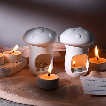シリコンモールド レジンシリコンモールド キノコ キャンドル（1セット）