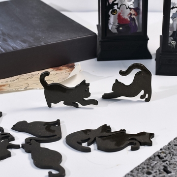 シリコンモールド レジンシリコンモールド 猫 約90×140×4mm（1ヶ）