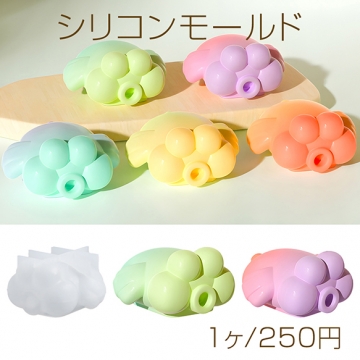 シリコンモールド レジンシリコンモールド キャンドルフィッシュ 約81×82×43mm（1ヶ）