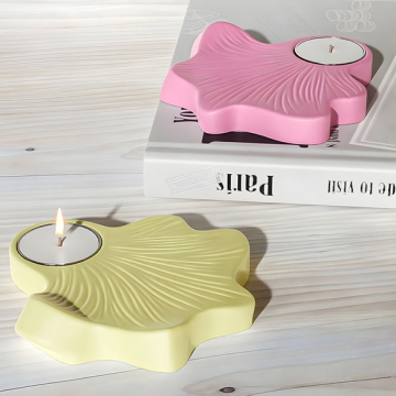 シリコンモールド レジンシリコンモールド イチョウ トレイ約127×131×25.7mm（1ヶ）