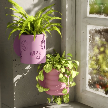 シリコンモールド レジンシリコンモールド 壁掛け植木鉢（1ヶ）