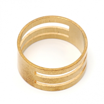 指カン 銅製 丸カンなどの開閉作業を軽減 利き手と逆の親指に装着 工具 約18mm（1ヶ）