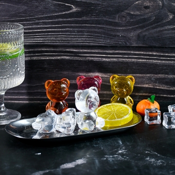 シリコンモールド レジンシリコンモールド クマ  製氷皿（1セット）