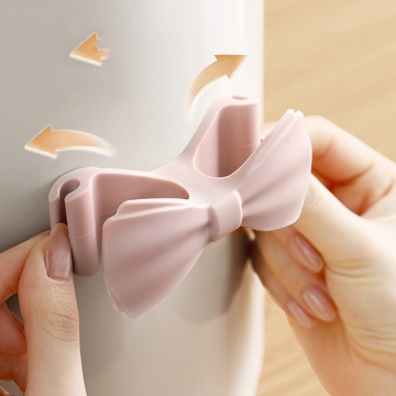 ケーブルホルダー 電源コンセント収納 コードホルダー リボン ケーブルクリップ キッチン (1ヶ)