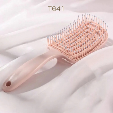 ヘアブラシ 頭皮にフィットする 乾きやすいブラシ ボリュームアップ ツヤ出し 頭皮ケア ドライブロー ヘアコーム (1個)
