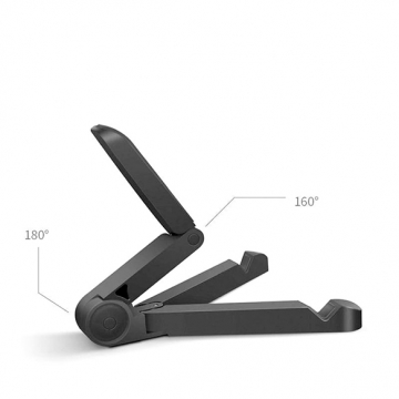 折りたたみスタンド 折りたたみタブレットスタンド Ipad 携帯スマホスタンド 折りたたみ式 角度調整 (1ヶ)