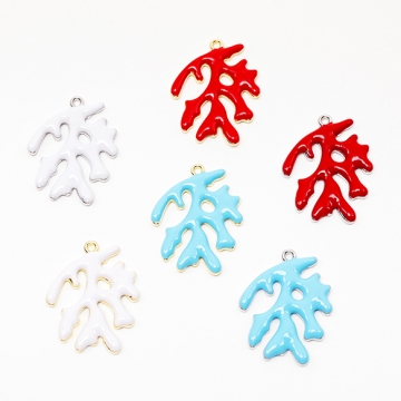 エポチャーム サンゴ 珊瑚 海 海洋生物 マリンチャーム 約20×26mm（2ヶ）