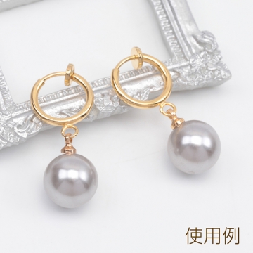 パールチャーム ABSパール ラウンド 一粒 カン付き 樹脂チャーム 約10mm（20ヶ）