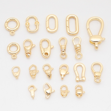 デザインカニカン エンドパーツ 基礎金具 留め具 約8×13mm（2ヶ）