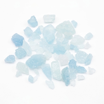 穴なし天然石さざれ 不規則 アクアマリン アクセサリー制作におすすめ（10g）