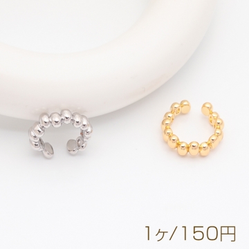 イヤーカフ 不規則 オーバル縦型 ピアスホール不要 片耳 両耳 耳飾り メタルイヤーカフ 約4×12mm（1ヶ）