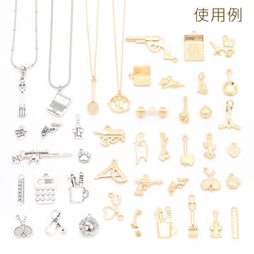 斧チャーム オノ 木こり 工具 斧モチーフ メタルチャーム 約10×25mm（6ヶ）