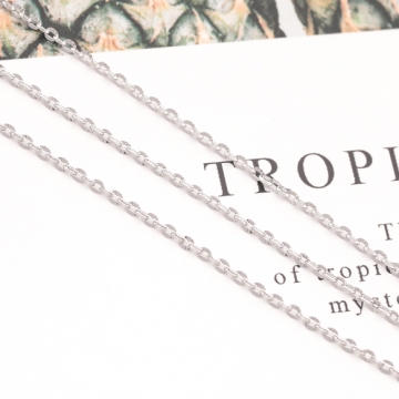 ステンレスチェーン ウェーブ加工 デザインチェーン メタルチェーン 基礎金具 幅約1.5mm（1m）