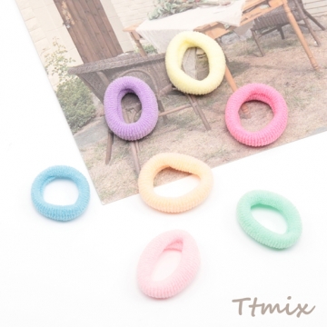 ヘアゴム お徳用 キャンディカラー ミックスカラー カラーランダム 髪飾り 髪留め ヘアゴム ヘアアクセサリー（約100ヶ）