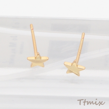デザインピアス 星  スター 宇宙 スタッドピアス 3種（1セット）