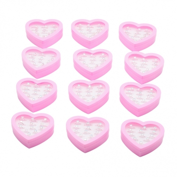 キッズ用リング ランダム クリスタル風 子ども用 おもちゃの指輪 オープンリング 外径約16mm内径約15mm（1ケース）