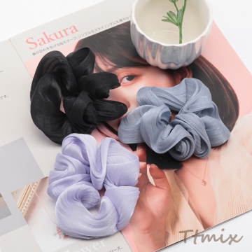 シュシュ ウェーブ 高級感 ヘアゴム 髪飾り 髪留め ヘアゴム ヘアアクセサリー 約10cm（1ヶ）