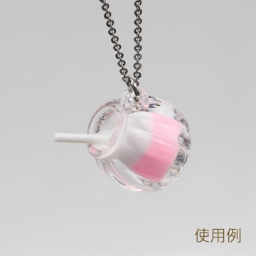 アクリルチャーム キラキラカット コーヒーカップチャームパーツ 穴あり アクセサリーパーツ 約15×16mm (ランダム4ヶ)