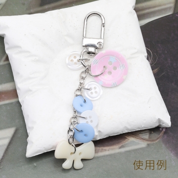 手芸ボタン 丸型 4穴 ラウンド 服飾パーツ 樹脂製 シンプル 無地 約13mm（10ヶ）
