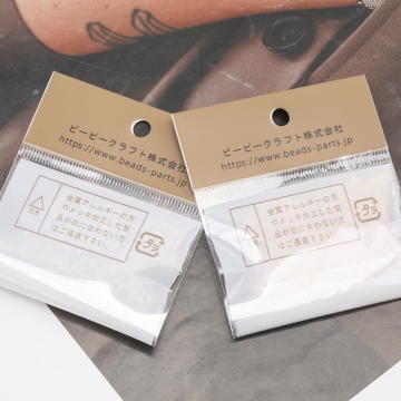 丸カン ゴールド（16KGP）/ロジウム マルカン 接続金具 銅製 約1×4mm（20g）