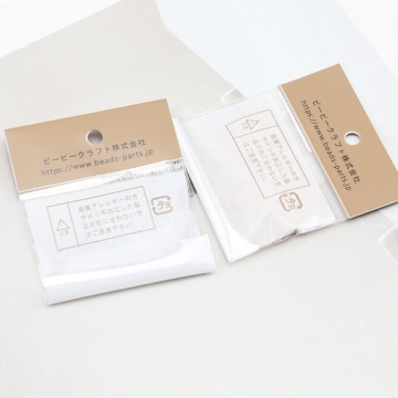 Cカン ゴールド（16KGP）/ロジウム 楕円マルカン 接続金具 銅製 約0.6×3×4mm（20g）