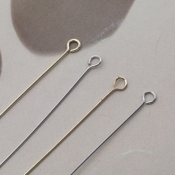 9ピン ゴールド（16KGP）/ロジウム 基礎金具 銅製 約0.7×70mm（5g）